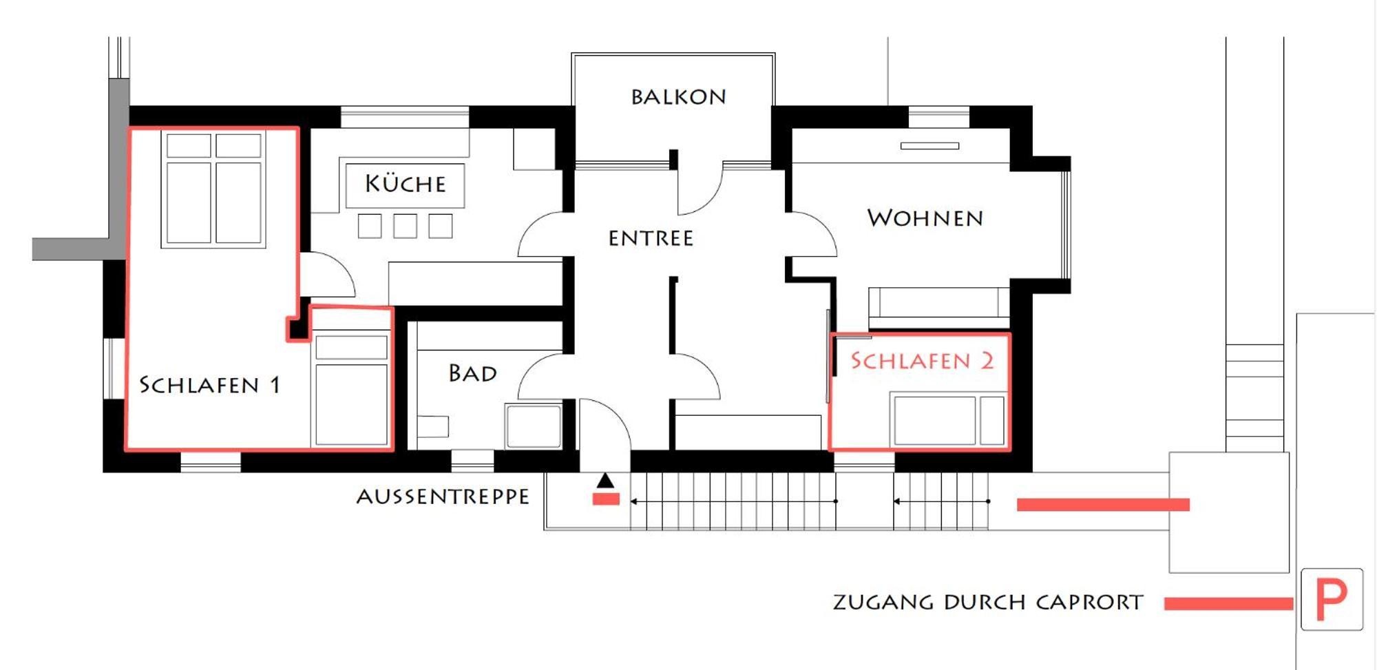 Apartament Im Gruenen Wohnen Wilnsdorf Zewnętrze zdjęcie
